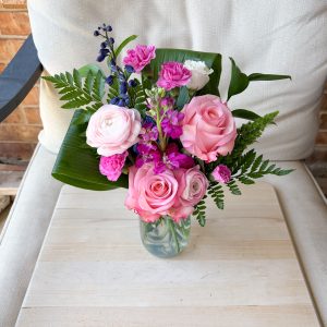 RESERVED Rose and Ranunculus Arrangement