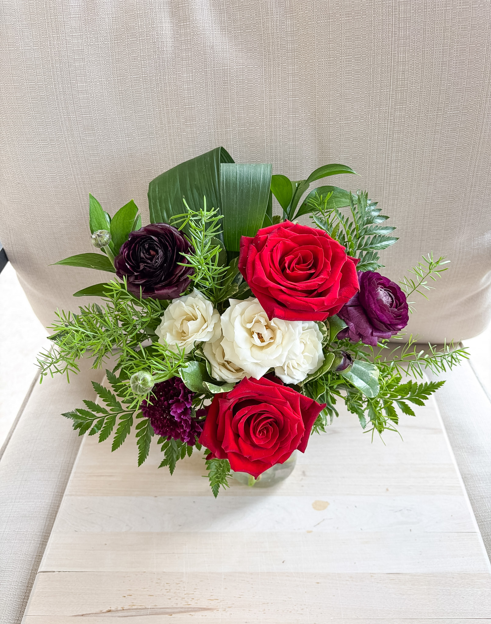 SOLD Red Rose Arrangement - Image 3